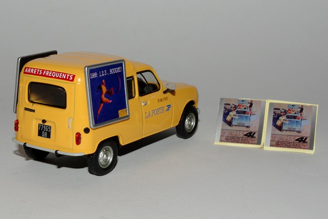Renault 4 f4 la poste 1988 arr